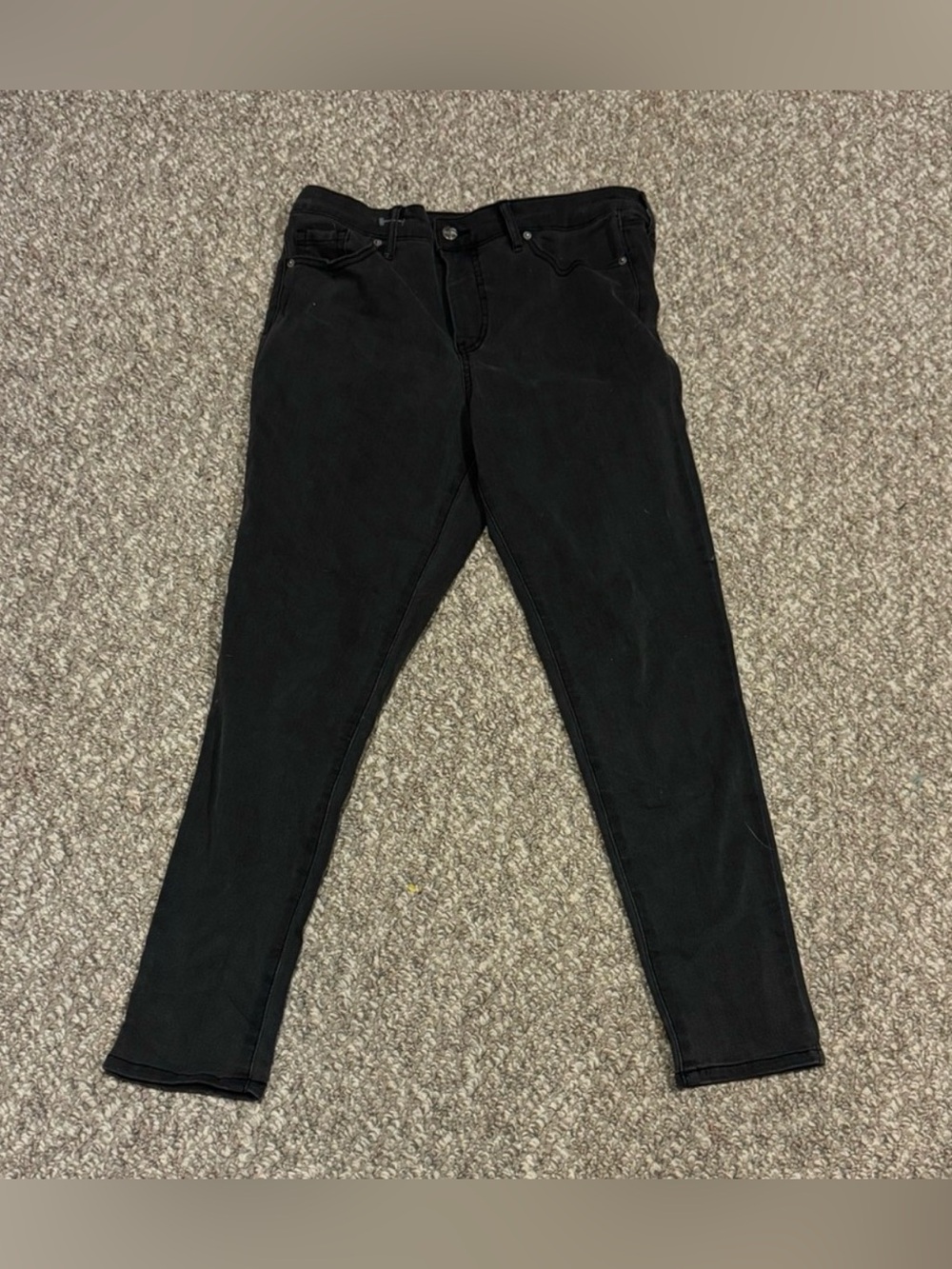 Jessica Simpson Black High Rise Ankle Jean